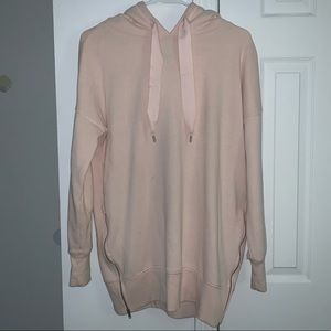Baby pink oversized hoodie